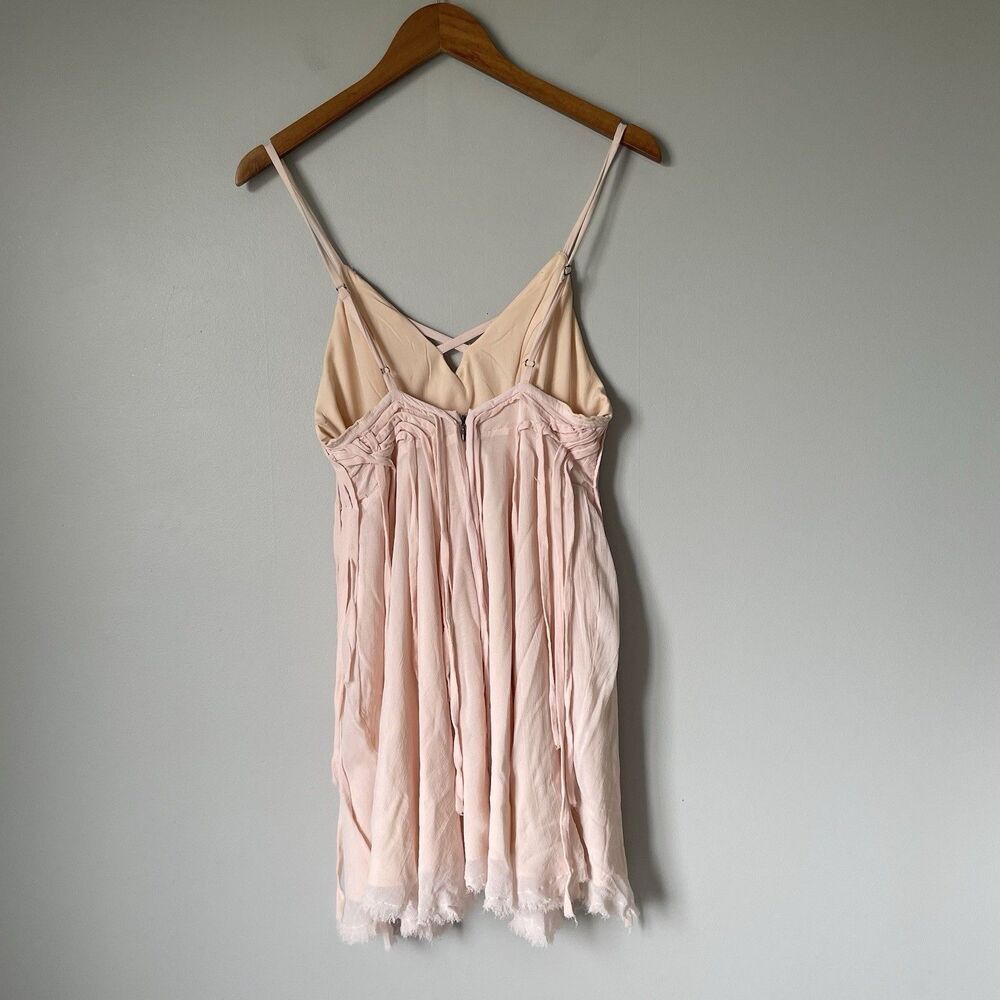 Kimchi Blue Blush Pink Pleated Mini Dress - Picture 2 of 12